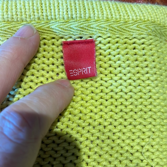 Cotton blend textured sweater petite size - Picture 4 of 6